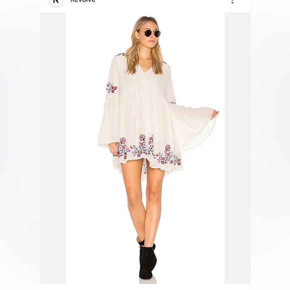 Free People Dresses & Skirts - Free people Te amo  embroidery dress size medium